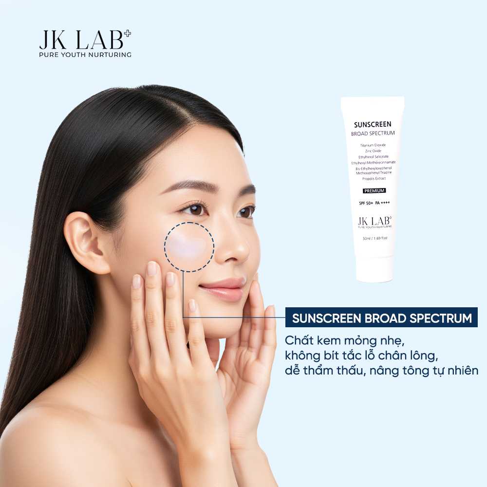 KEM CHỐNG NẮNG JKLAB SUNSCREEN BROAD SPECTRUM - Ảnh 5