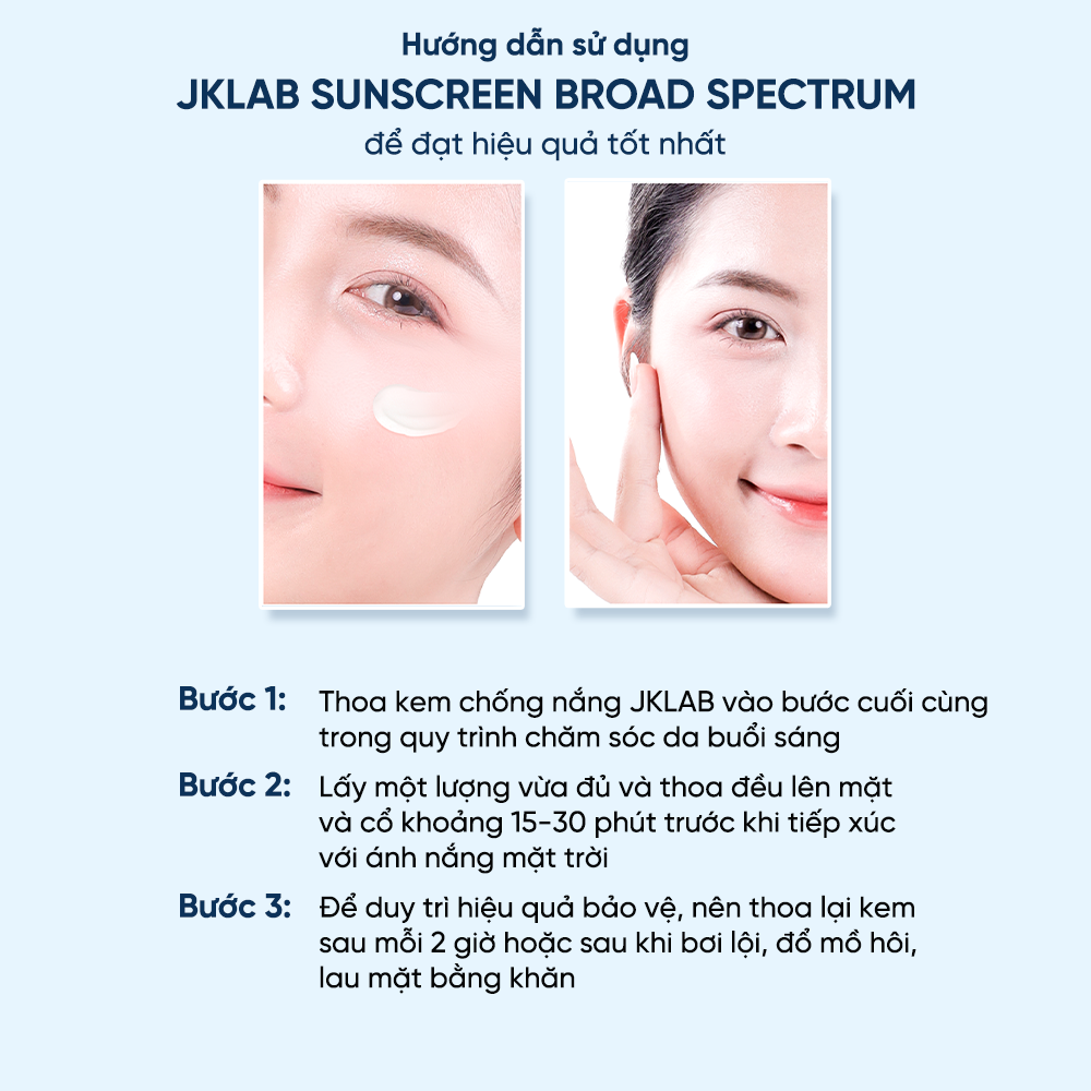 KEM CHỐNG NẮNG JKLAB SUNSCREEN BROAD SPECTRUM - Ảnh 8